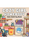 MULTI COZY GIRL Bold-easy Patterns Coloring Book for Adults Cute Drawing Book Perfect Gift for Party