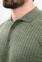 Corded Fabric Slim Fit Polo Neck Men's Knitwear Sweater Çağla - 11573.25K - 2