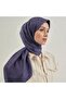Floş Cotton Scarf Purple Scarf - 2