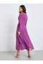 Women Side Tie-Waist Detail Midi Dress - 5