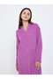 Ribbed Long Sleeve Sleep T-Shirt Dress - 2