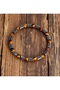 Tiger Eye and Hematite Natural Stone Bracelet - 3