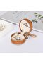 Jewelry Ring Holder Box with Keychain - Portable Travel Ring & Earring Storage Case - 4