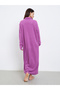 Ribbed Long Sleeve Sleep T-Shirt Dress - 4