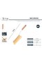 Soft Bristle Hand Broom with Wooden Handle - Multi-Surface Lightweight Duster - 3