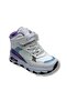 053-26 Leather Filet Children's Sports Boots White Turquoise Lilac 26-30