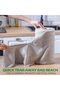 50 Pack Thickened Microfiber Cleaning Cloth Roll Tear-Away Towels 12 x 12 inch Reusable - 3