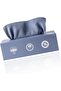 20-Sheet Disposable Microfiber Towels with Dispenser Box, Blue Reusable Cleaning Cloths for Home Kit