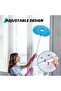Ceiling Fan Cleaner Duster with Extendable 13-50 Inch Pole (Blue) - 3