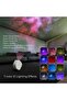 Moon Star Projector Night Light Bluetooth Speaker (White) - 2