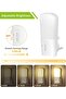 Ufanore Night Light, LED Plug-in with Dusk to Dawn Sensor, Adjustable Brightness 0-80LM, 3000K Warm - 4