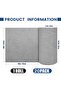 2 Pack Tearable Disposable Microfiber Dish Cloths (Grey) - 20 Sheets/Roll, 10x10 in
