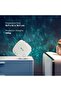 Moon Star Projector Night Light Bluetooth Speaker (White) - 6