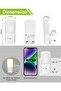 Ufanore Night Light, LED Plug-in with Dusk to Dawn Sensor, Adjustable Brightness 0-80LM, 3000K Warm - 5
