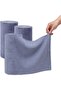 Microfiber Cleaning Cloth Roll 20PK, Reusable Grey Tear-Away 25x25cm