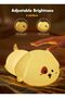 Cute Puppy Night Light for Kids - Soft Silicone Rechargeable Touch Lamp, 1200mAh - 3