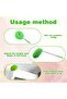 Feather Duster Microfiber Extendable Bendable Washable Cobweb Brush with Pole, Green, 2pcs - 4