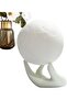 Moon Lamp - Moonlight Table Lamp with Ceramic Hand-Shaped Base, Touch Sensor - 6
