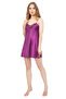 Women's Luxury Satin Lace Detailed Nightgown and Robe Set - 4