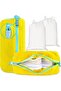 XXL Shoe Washing Machine Bag - 2-Pack Reusable Shoe Cleaning Bags (Yellow)