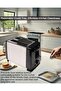 Toaster 2 bread 700 watt SS Double-sided heat, 6 browning levels Defrost Reheat Removable tray - 3