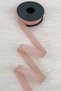 Pastel Pink Linen Nopeli Ribbon 2.5 cm 20 Meters, Bohça Çeyiz Special Day Gift Decoration Ribbon - 3