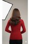 Women's High Neck Knitwear Badi Sweater – Flexible Stretch Fabric , Soft Textured, 100% Acrylic - 2
