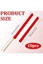 10 Pcs Microfiber Crevice Cleaning Kit (Multicolor)