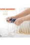 100% Cotton Waffle Weave Kitchen Dish Cloths, 34x34 cm, 4-Pack (Blue) - 6