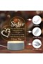 Sister Gifts - To My Sister Heart-Shaped Night Light (Engraved LED Lamp) - 6