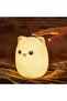 Cute Night Light, Night Lamp with 7 Color Changing Modes, USB Powered Silicone Kids Night L - 3