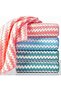 5 Multi-Color Kitchen Cleaning Cloths – Super Absorbent & Quick-Drying Chevron Microfiber Dish Clo