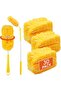 Replacement Duster Head 12-Pack Refills with Long & Short Handle, 360° Microfiber Duster