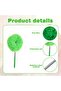 Feather Duster Microfiber Extendable Bendable Washable Cobweb Brush with Pole, Green, 2pcs - 3