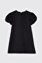 Girls' Bow Black Party Dress - 5
