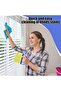 Blind Cleaner Duster Tool, 7-Finger Washable Hand-Held Mini Brush for Venetian Blinds (Blue) - 5