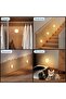 LINÉOCT Motion Sensor Stair Lights Indoor 4-Pack, Rechargeable Wireless, Magnetic Mount, Dimmable - 8