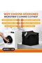 Microfiber Cleaning Cloth 40x40cm 400gsm - Black 12 Pack - 2