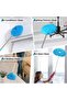 Ceiling Fan Cleaner Duster with Extendable 13-50 Inch Pole (Blue) - 6