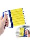 Blind Cleaner Duster Tool, 7-Finger Washable Hand-Held Mini Brush for Venetian Blinds (Blue)