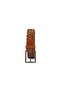 Genuine Leather Hand Knitted Men's Belt Z606 Taba Knit (Tan Knit) - 2