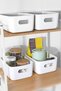Sort 3 Pieces Organizer White Color Plastic Multi-Purpose Bathroom Kitchen Office Organizer - 6