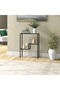 3-Tier Modern Side Table with Glass Shelves and Metal Frame - Pre Assembled - 4