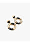Stone Detailed Dangle Geometric Earrings - X Melis Ağazat - 2