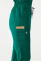 Cosmos Alpine Green Hakim Yaka Stretch Fabric Nurse and Doctor Uniform Set Scrubs Hospital Uniform - 5