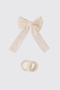 Girl's Ribbon Hair Clip Set