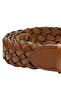 Genuine Leather Hand Knitted Men's Belt Z606 Taba Knit (Tan Knit) - 3