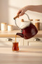 Nostalgia Wooden-Handled Kettle Burgundy - 6