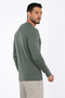 Men's Crew Neck Sweatshirt - A.Khaki - 5