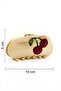 Cherry Themed Beige Colored Latch Buckle - 3